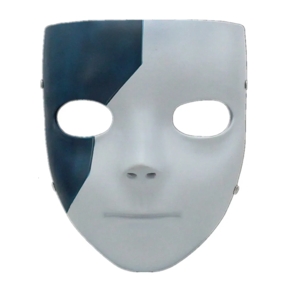 Party Masks Hard Harts Sally Face Cosplay Mask Halloween Prom Dress Up Props Headgear 17x21cm 230721