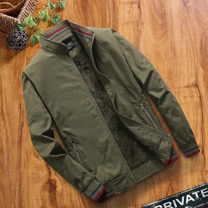 Mens Jackets DIMUSI Winter Fleece Jackets Mens Bomber Jacket Mens Windbreaker Coats Fashion Slim Fit Business Thermal Coats Mens Clothing L230721 From 8 25 DHgate