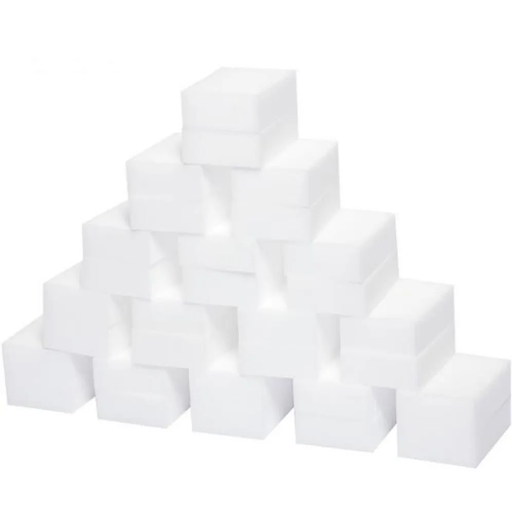 NOVITÀ White Magic Eraser Sponge 100 60 20mm Rimuove sporco, schiuma di sapone, detriti da tutti i tipi di superfici Spugna per pulizia universale H22286t