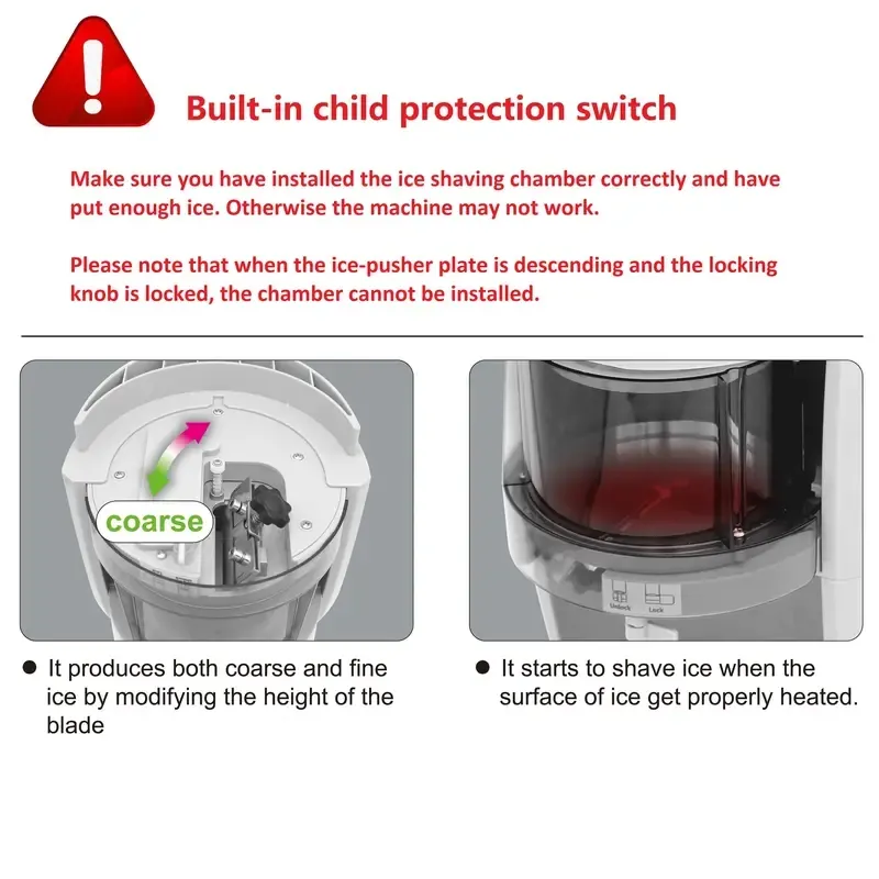 Hand Crank Ice Maker Snowflake - Manual Shaved Ice Machine With Ice Mold For Home Use