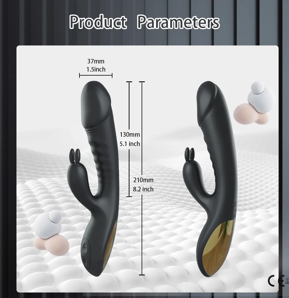 Vibratoren Rabbit-Vibrator für Frauen, leistungsstarker G-Punkt-Klitoris-Stimulator für Frauen, 230720_voghion.com