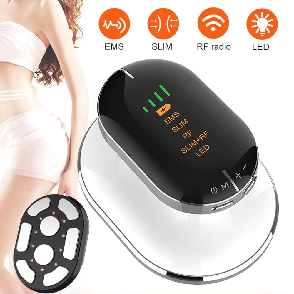 Masseur de visage EMS RF Machine à brûler les graisses Corps Minceur Instrument Thérapie par la lumière LED Perdre du poids Dispositif de beauté anti-cellulite 230720