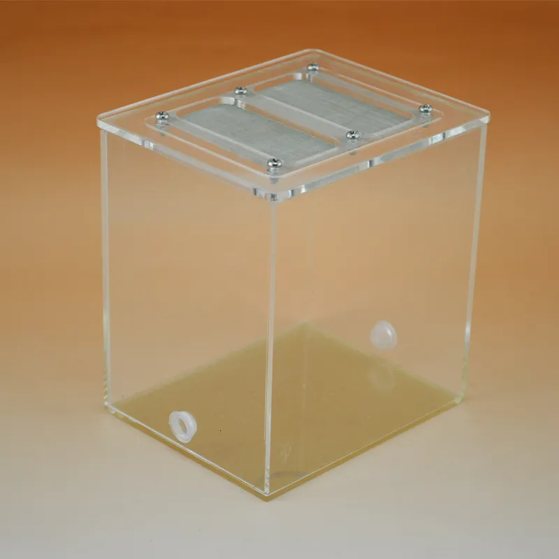Small Animal Supplies Acrylic Net Cover Box Ant Feeding Reptil Kunming Insect Belling Nest Castle Insect 230720