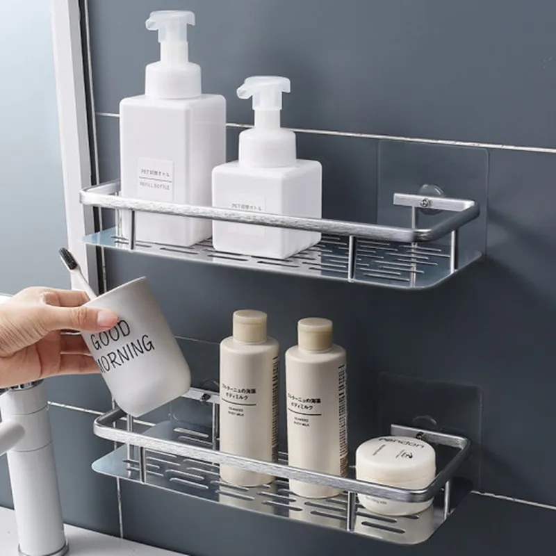 Bathroom Shelves No-drill Corner Shelf Aluminum Alloy Shower