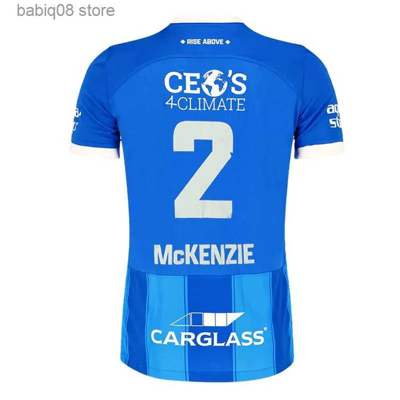 Hayranlar Tees 23 24 Krc Genk Heynen Mens Futbol Formaları Samatta McKenzie Paintsil M.tresor Cuesta Ev Mavi Gömlekler Kısa Kollu Üniformalar T230720