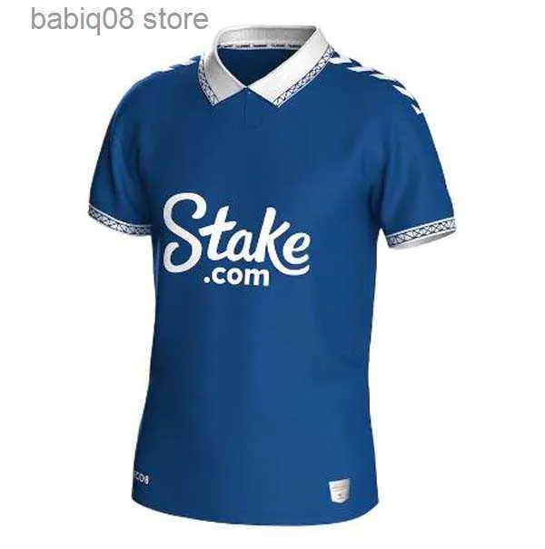 Fans Tops Tees 23 24 EvertonS home soccer jerseys CALVERT-LEWIN GRAY TOWNSEND DOUCOURE Y.MINA HOLGATE MYKOLENKO GORDON 2023 2024 Away black third football T230720