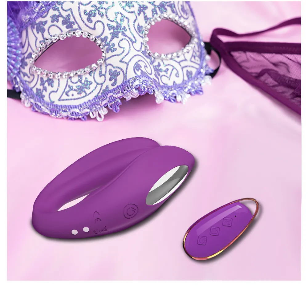 Vibrador sem fios com comando para ponto g e clítoris_voghion.com