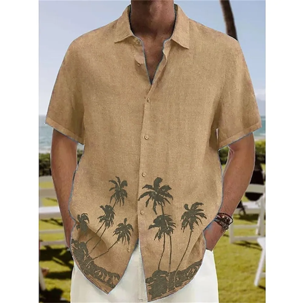 Camisas casuais masculinas Camisa de verão para homens Camisas havaianas Oversized Tops de manga curta Camisas masculinas Masculinos Roupas originais da moda primavera Xl 230721