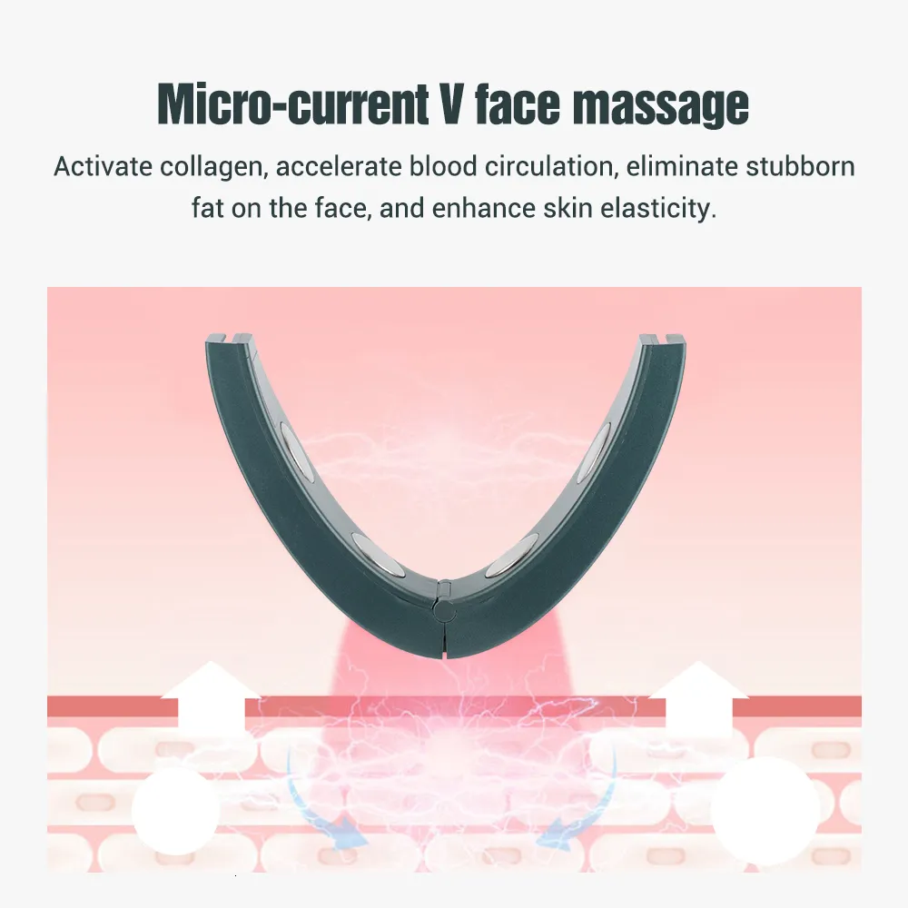 Appareil de massage facial v-face lifting et raffermissant_voghion.com