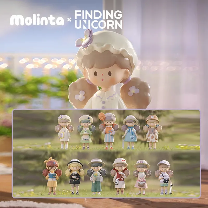 Aktionsspielfiguren SPASS Molinta Spring List Series Blind Box Spielzeug Kawaii Anime Figur Caixa Caja Surprise Mystery Dolls Mädchen Geschenk 230720