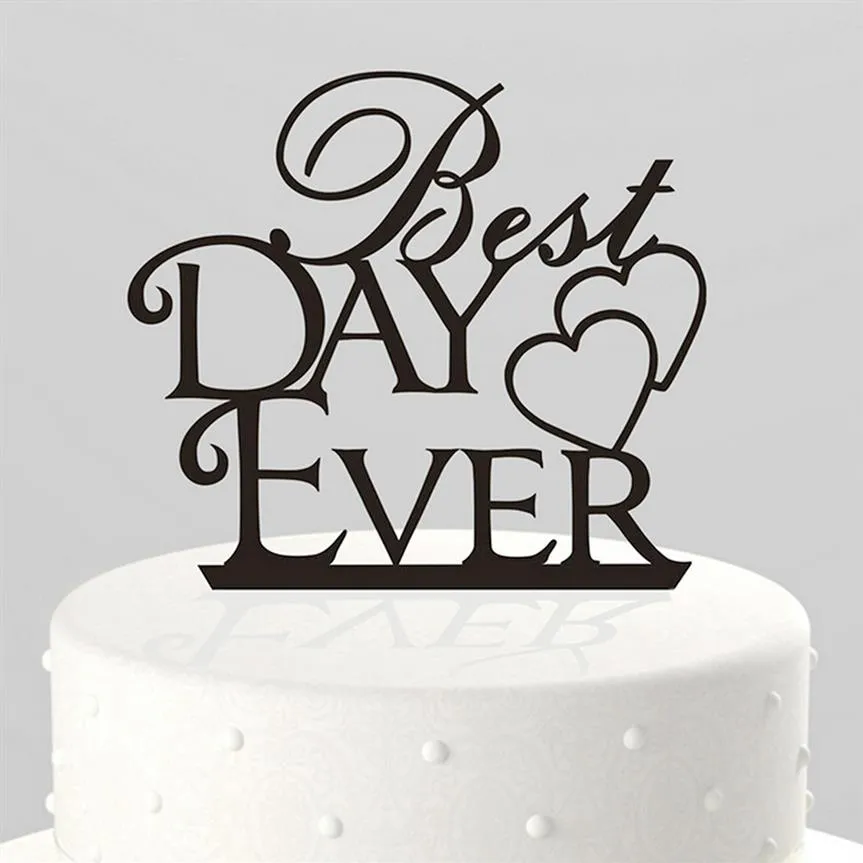 feis arcylic cake topper day Ever Letter 생일 케이크 토퍼 웨딩 장식 케이크 액세서리 281i