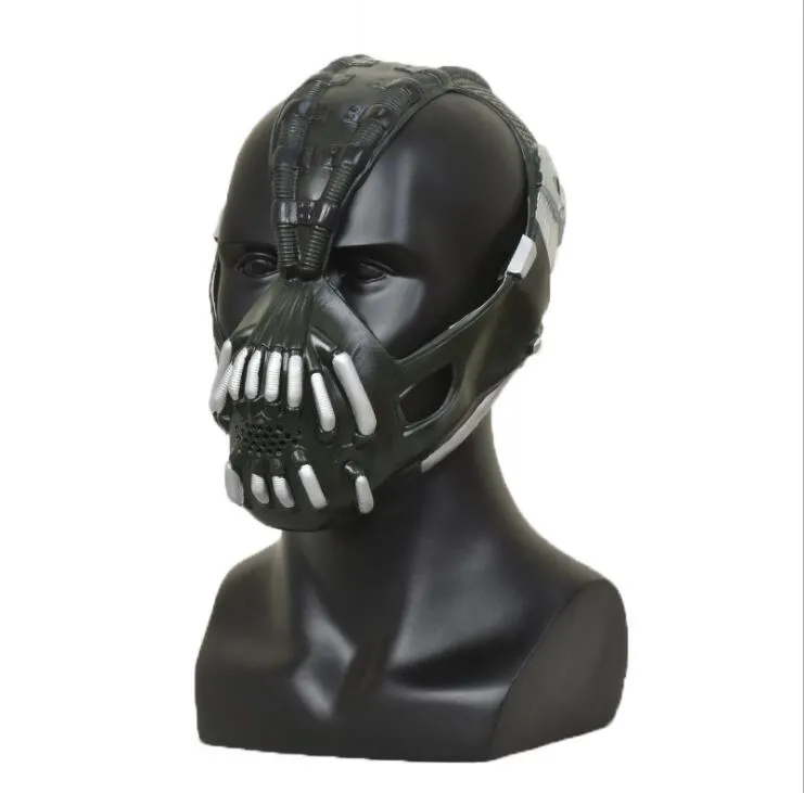 bane maschera del cavaliere oscuro maschera cosplay il cavaliere oscuro cosplay casco per adulti festa di halloween cosplay horror prop film horror