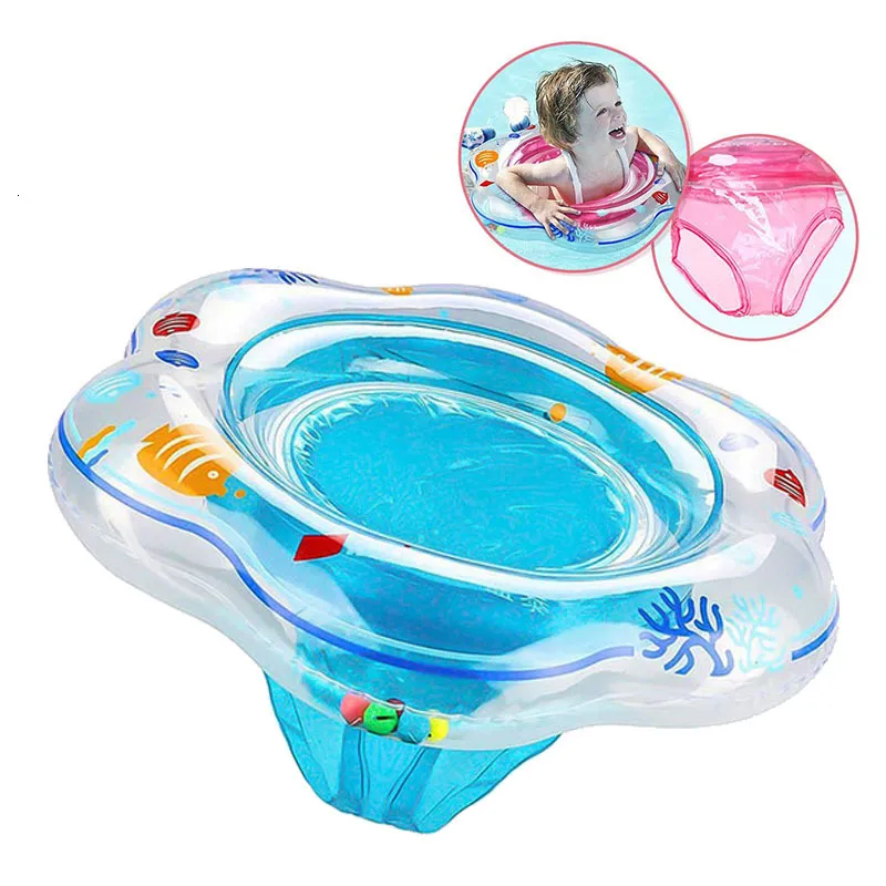 Sand Play Water Fun Baby Swimming Ring Float Flotable Baby Swim Ring med Seat For Spädbarn Småbarn 6-36 Månaders Pool Floatation Devices Water Sport 230720