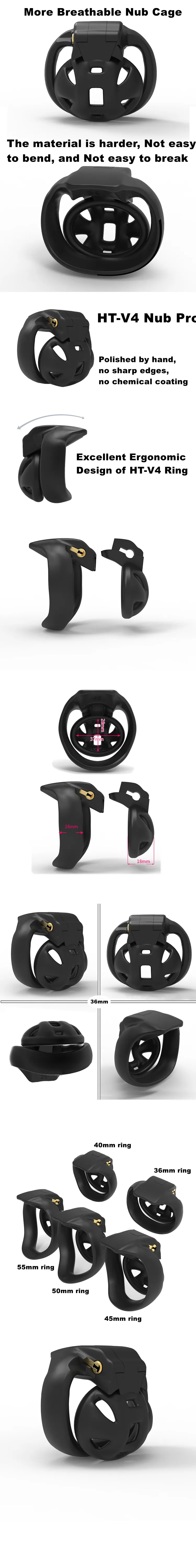 anelli CASTE BIRD 3D traspirante Nub air gabbia attrezzatura per castità maschile anello HT-V4 con giocattoli sessuali per adulti 230720_voghion.com