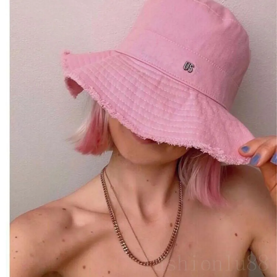 Oversized designer bucket hat vissershoeden man le bob fashion woman cap luxe mode klassiek casual hoed met brede rand sport zomer trekkoord