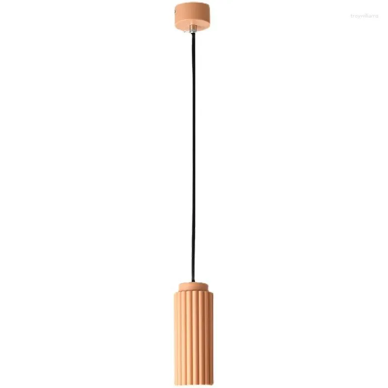 Pendant Lamps Nordic Minimalist Bedroom Bedside Lights Single Long Line Bar Chandelier Modern Simple Kitchen Island Hanging Lighting