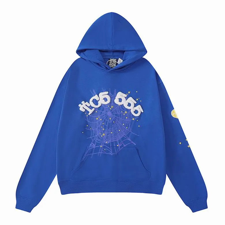 Шап -капюшона SP5DER 5555555 Hoodie Mens Womens Высококачественный номер ангела.