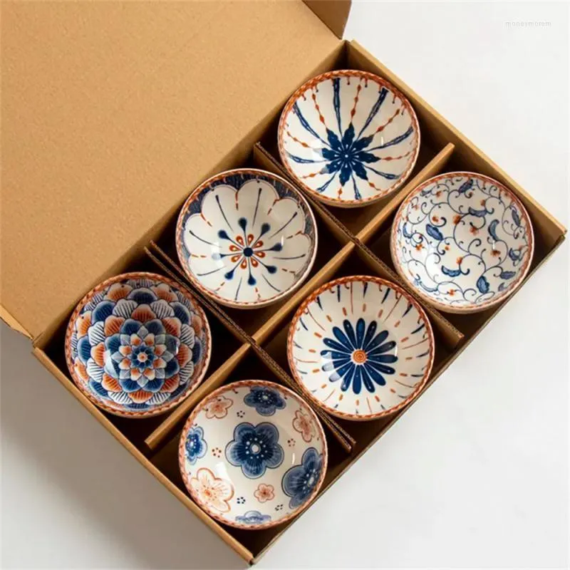 Miski ceramiczna kreatywna restauracja stołowa zastawa stołowa Kolor Process Fruit Feeding Bowl Śliczny japoński styl luksusowy zestaw