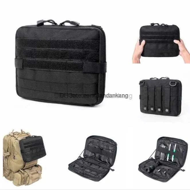 5 colores Tactical Molle Admin Pouch Bag Kits de primeros auxilios Multi kit médico Case Poldes Cabeza de almacenamiento de Medicina de caza de campamento al aire libre Caja de almacenamiento