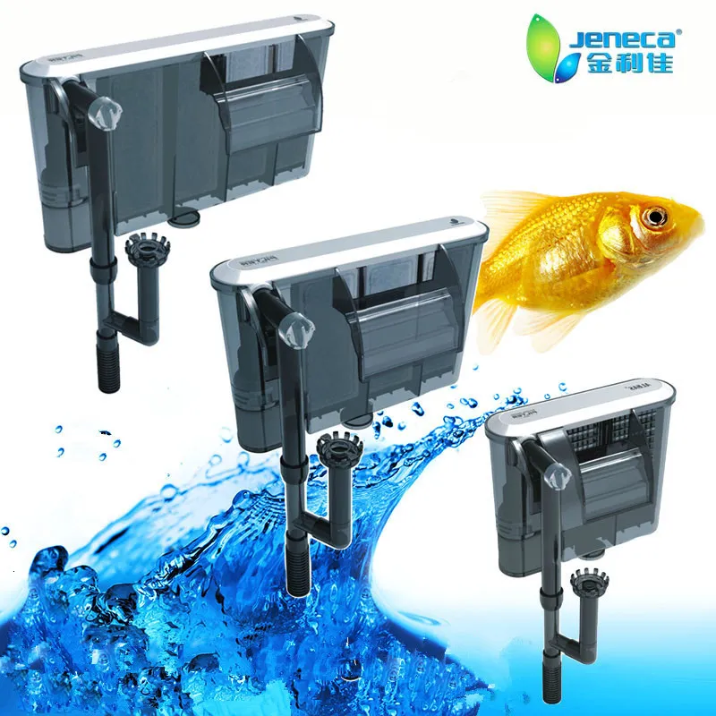 Filtration chauffage Aquarium Submersibl 3 en 1 filtre externe suspendu réservoir de poisson filtre électrique cascade pompe à Air 230721