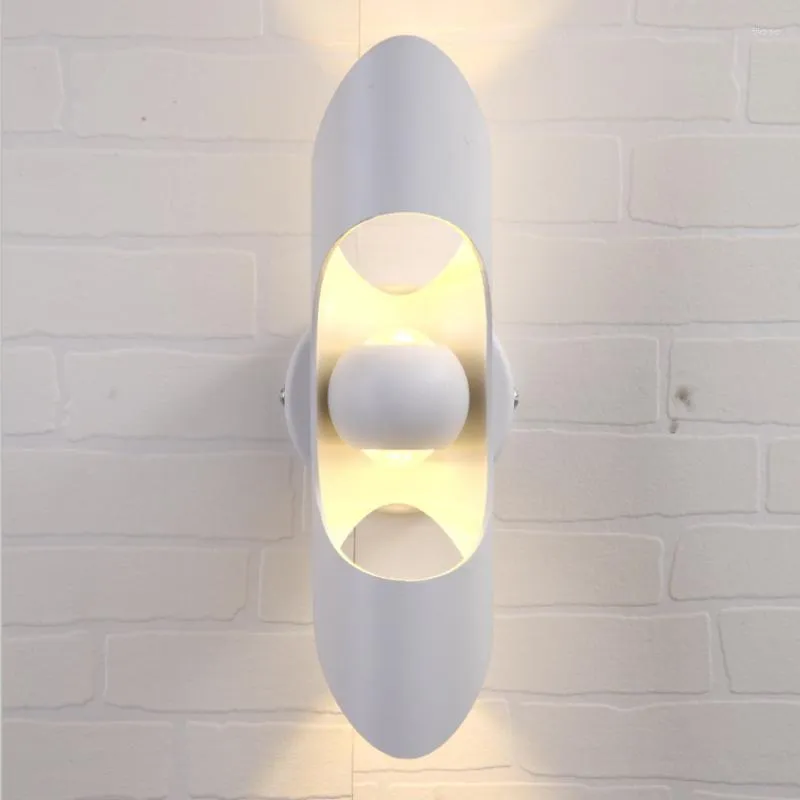 Wall Lamp Creative Bedside Living Room Aluminum Modern Minimalist Background Bedroom Corridor Led Decor