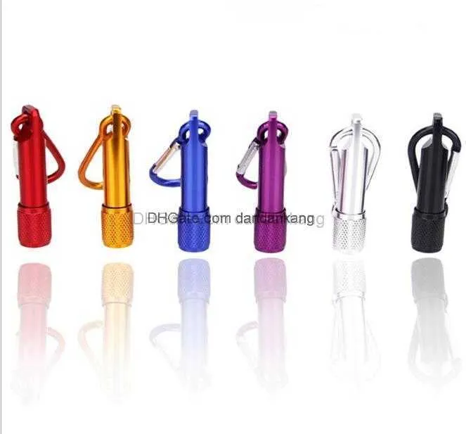 best portable mini led flashlight keychain aluminum alloy torch with carabiner ring keyrings led mini torch lamp minilight