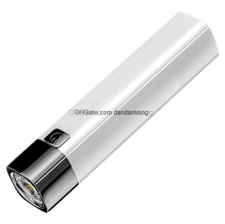 Mini lampe de poche rechargeable USB puissante portable intégrée 18650 batterie téléphone portable powerbank torche lumières chasse en plein air cyclisme camping lampes de poche lampe