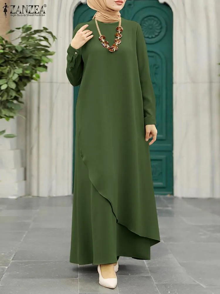 Elegant Muslim Abaya Dress - Turkish Maxi Sundress, Women's Islamic Clothing, Long Sleeve Robe, Asymmetrical Design, Dubai Style from Dhgate Ethnic Clothing - price 53.32 Elegant Muslim Abaya Dress - Turkish Maxi Sundress, Women's Islamic Clothing, Long Sleeve Robe, Asymmetrical Design, Dubai Style from Dhgate Ethnic Clothing - price 53.32