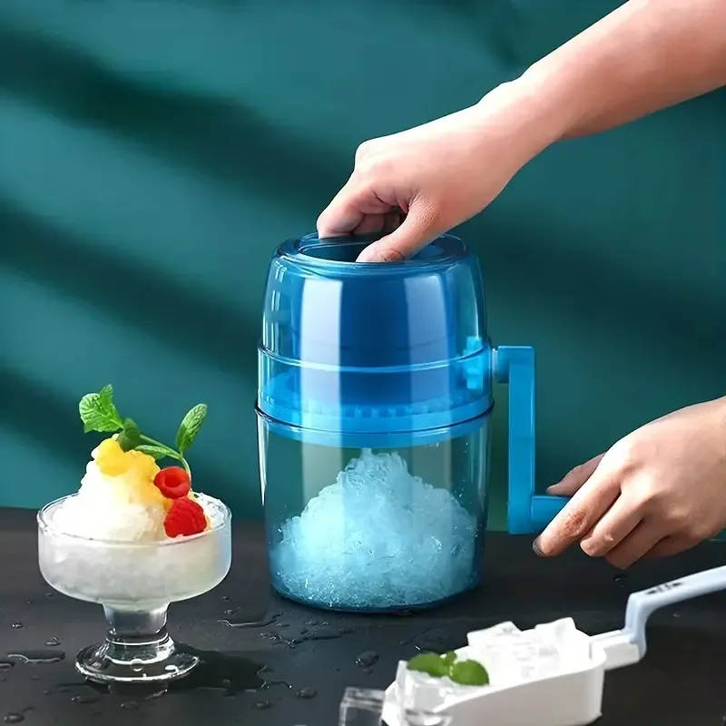 1pc Ice Shaver And Snow Cone Machine - Broyeur à glace portable de qualité supérieure et machine à glace pilée