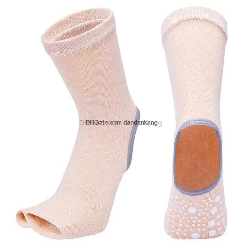 Toeless heelless deals yoga socks