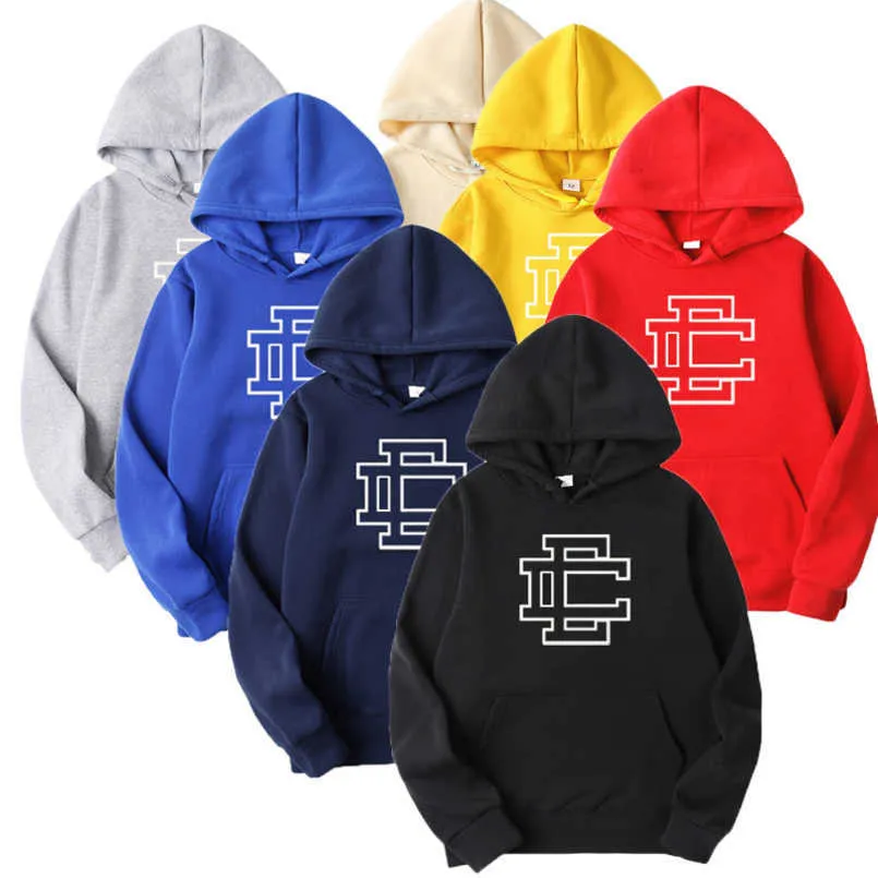 Ee Designer Double e Pattern Hoodies Hoody Men Letter Pullover Sweatshirts Oversized Clothing Tops Quality Mens Womens Hooded Jumper Refflective Print Haqv