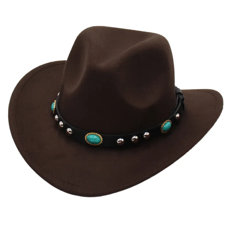 Western Cowboy Hat With Turquoise Belt Hot Pink... From  display picture 2