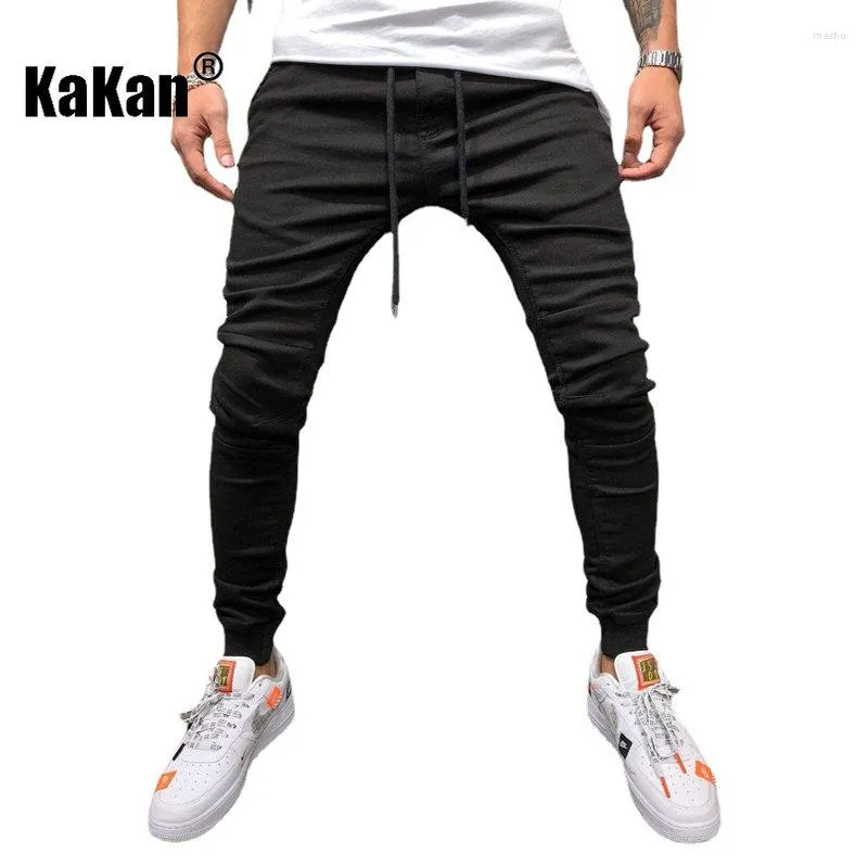 Men's Jeans Kakan - European And American Denim Casual Sports Spring Autumn Slim Fit Skinny Long K022-1403