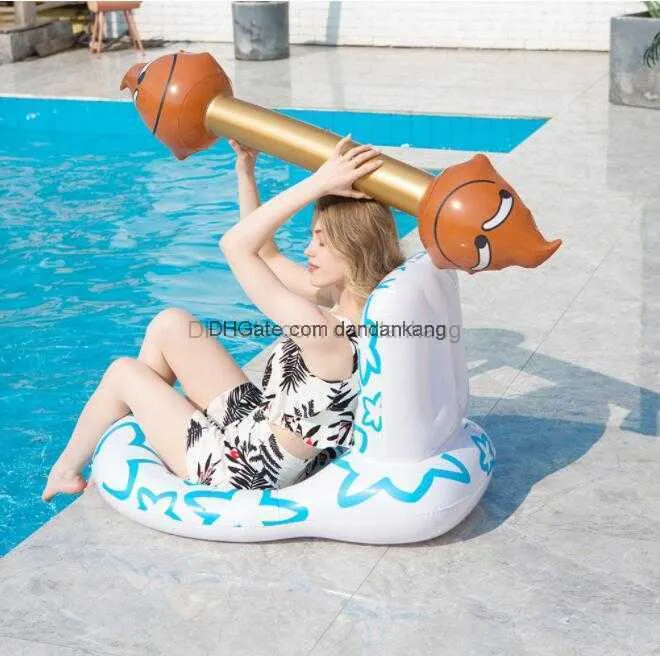Pool Noodle Pool Float Inflatable Water Hammock, Foldable Backrest