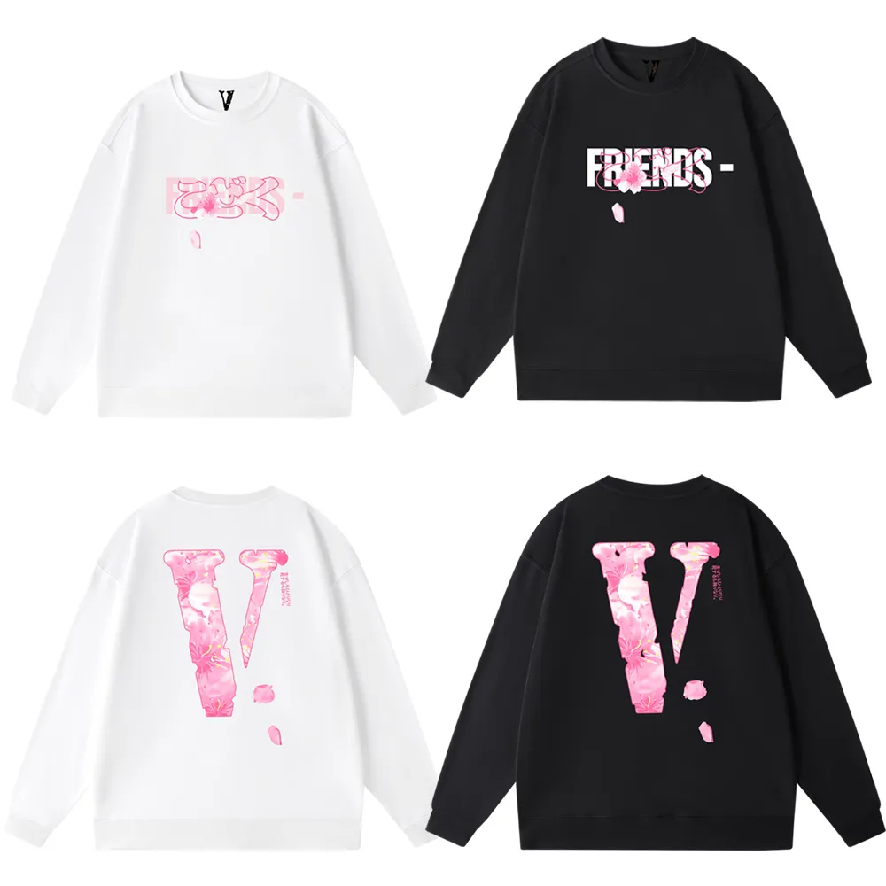 Vlone Designer Swearshirts Street StyleスタイルメンズパーカーレイヤードアンドピースダブパーカーコラボレーションヨーロッパParis Swearshirtssweatshirts Clothes Men Men Hoodies Top