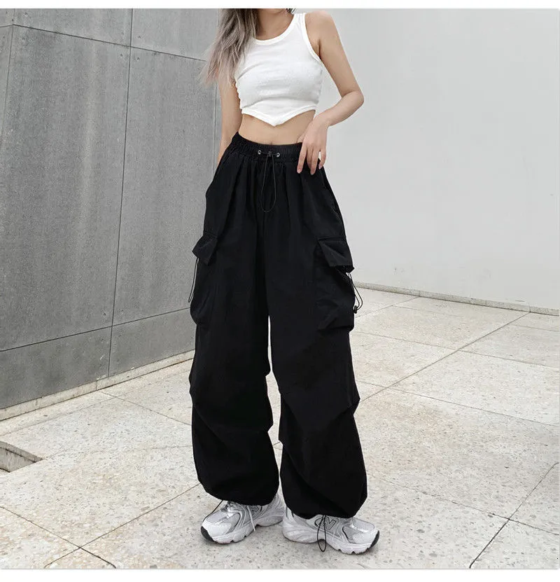 BADEE★韓国★新作★人気★Line Cargo Track Pants /追跡あり Baggy Pants | Scape Outerwear