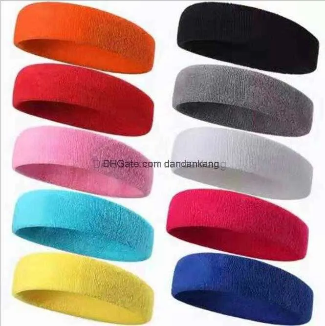 5-Pack Sports Sweat Bands Headbands Hair Bands for Women Men