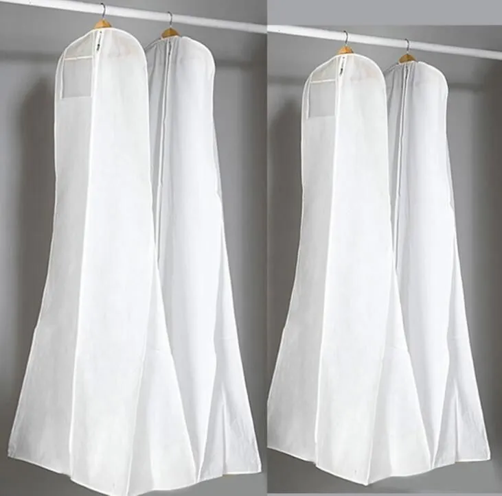 Plus Size Duster Garment Bag: Extra Wide Wedding Dress Cover, Double Sided  Hanging Clothes Protector For 1.6 1.8m Gowns, Long Tail Dust Cover From  Tieshome, $5.69 | DHgate.Com