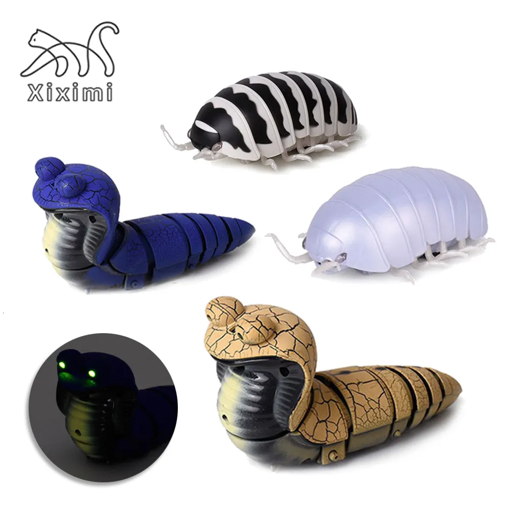 Électrique RC Animaux Infrarouge RC Télécommande insectes escargot ver animaux Trick Terrifiant Méfait Jouets Drôle Nouveauté Cadeau enfants jouets 230721