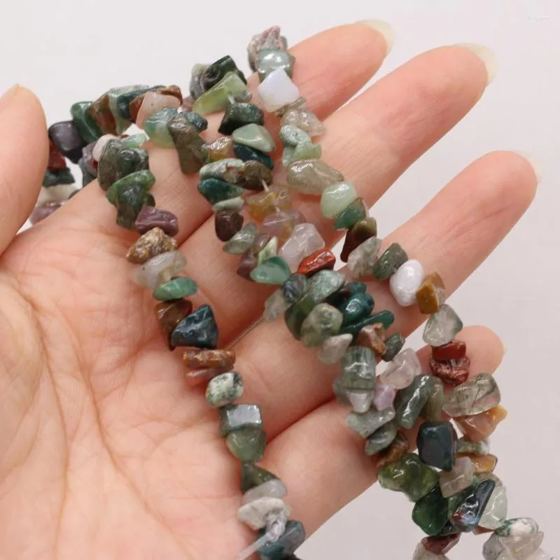 Beads Fashion Spaced 5-8mm Natural Stone Agate Gravel Beaded For Jewelry Making DIY Bracelet Necklace Accessories Gift