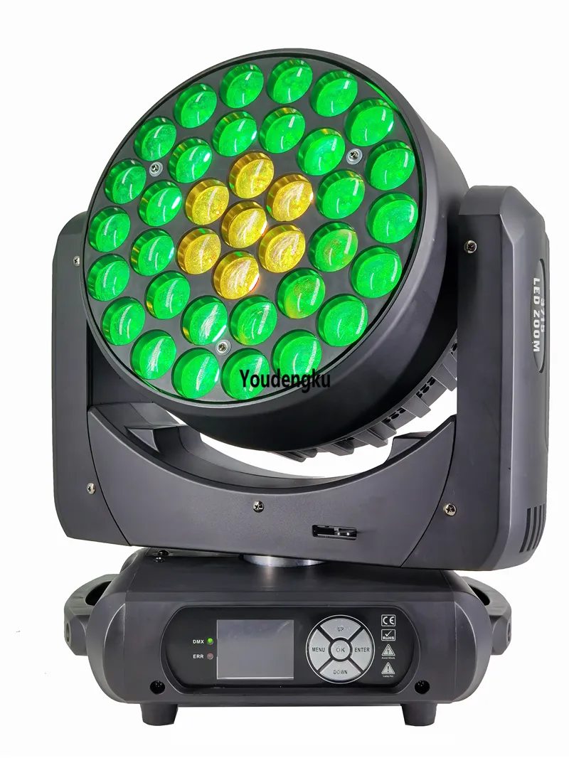 8x Moving Head neue DJ-Lampe Partyausrüstung 37x15W 4 in 1 RGBW Hybrid LED Zoom Moving Heads Wash Light Beam