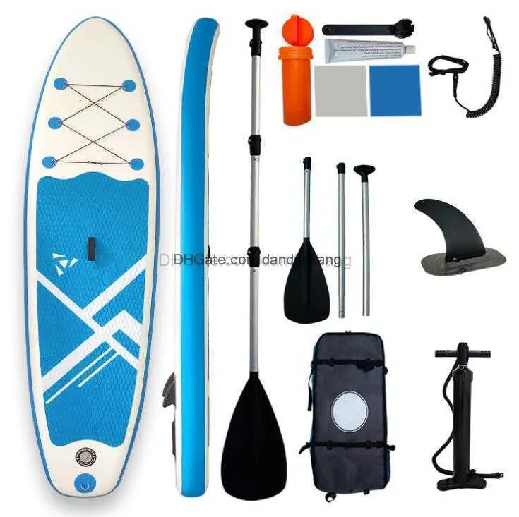 Zomer watersport 3.2M lang Stand up surfplank Opblaasbare fiberglas SUP Surfplanken Paddle board paddleboard voor racen Yoga vissen kajak