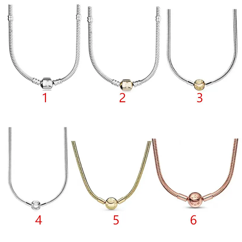 925 Zilveren Snake Bone Ketting 45cm, 50cm, 55cm Ketting Geschikt voor Primitieve Sieraden Mode Accessoires Gratis Levering