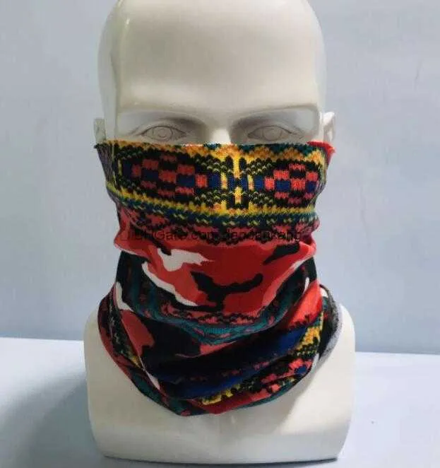 Bandanas cálidas de invierno para motorista de bicicleta, máscara gruesa de lana cálida para montar al aire libre, gorro de bufanda para bicicleta, turbantes deportivos mágicos, diadema