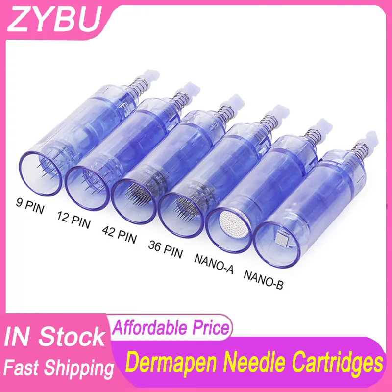 Save Big on Bulk Micro Needling Derma Pen Needles Microneedling Pen At  Home: 50 Piece Needle Cartridges 9/12/24/36/42 Pins Nano Options For  Electric