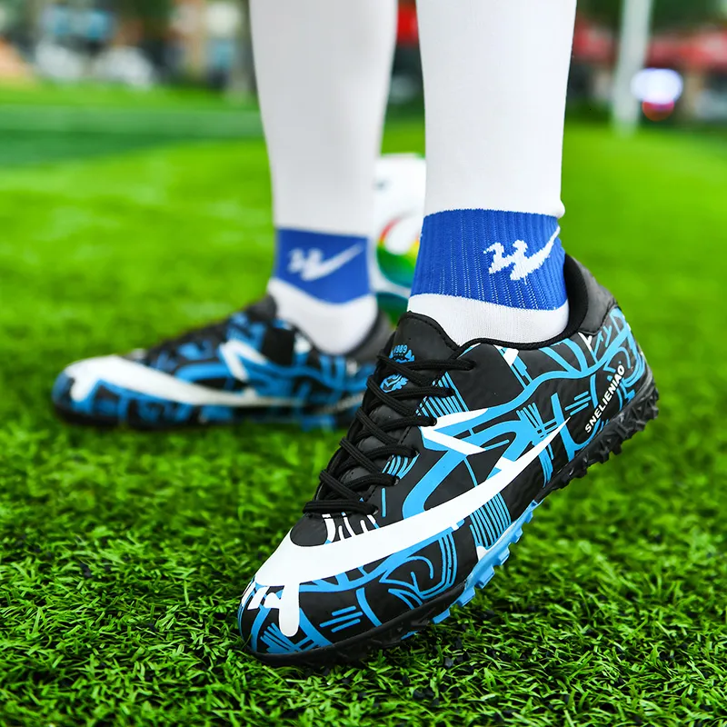 Athletic Outdoor Football Boots Mens Soccer Shoes Society FG TF