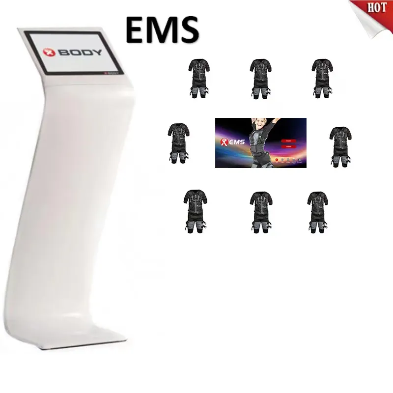 Hot Sell EMS Sculpting Machine Miha Bodytec EMS 피트니스 기계 조끼 EMS 근육 자극기 기계