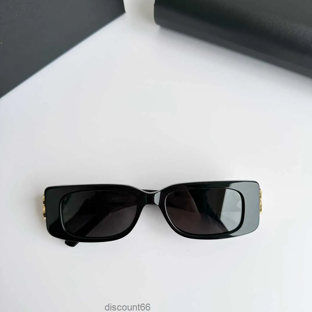 Rechteckige quadratische Sonnenbrille Kleine schwarze Frau 2023 Fashion Shades Damen Markendesigner Großer Rahmen B Sonnenbrille Männer UV400 OculosRY8W