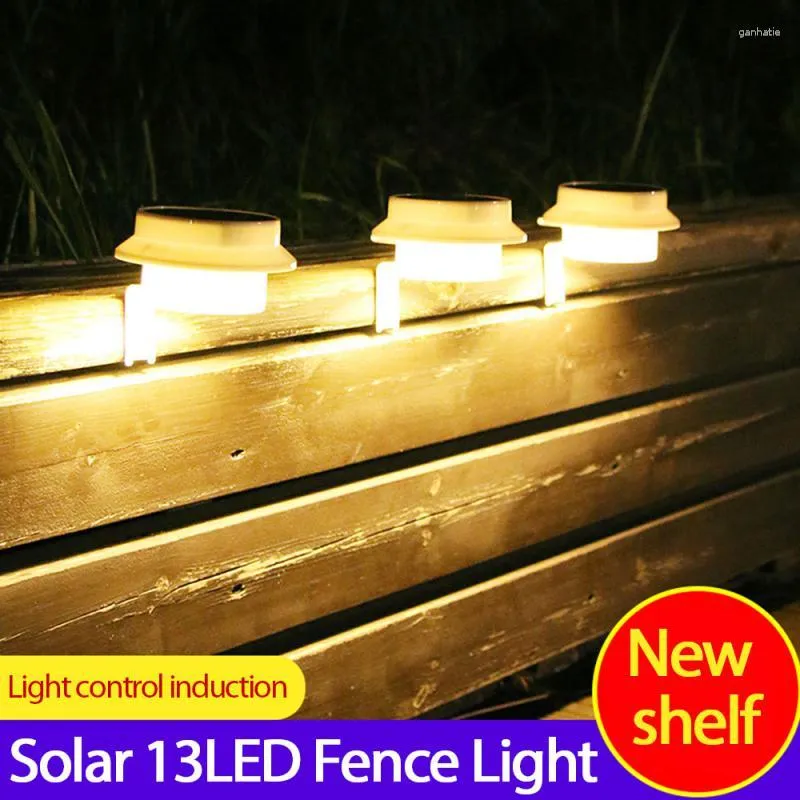 Applique Solaire Extérieure 13LED Super Lumineux Porche Jardin Induction Ménage Étanche Éclairage Public