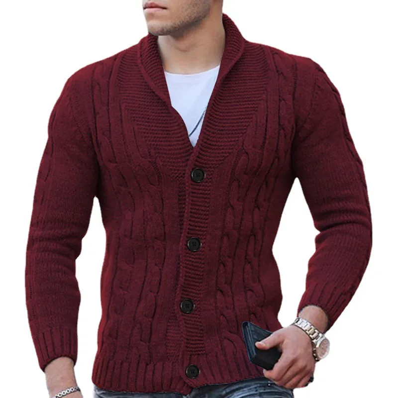 Pullover Maglioni Uomo Cardigan 92 Fashion Maglione Giacca
